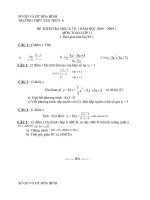 kiem tra học kì II 11(có dáp án )