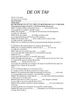 Đề ôn tập TA 12