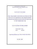 Luận văn thực trạng hiện tượng rối loạn sinh sản ở bò, bước đầu xác định hàm lượng progesterone ở bò bị rối loạn sinh sản bằng phươ 