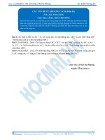 Tài liệu bài giảng các vấn đề về khoảng cách p2