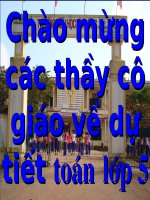 Luyện tập về vận tốc