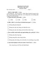 ĐỀ THI GIỮA KÌ II MÔN TVIỆT LỚP 2