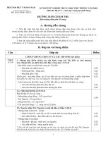 Đáp án Địa TN-THPT-09