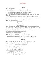 Bộ đề & ĐA ôn thi vào lớp 10 THPT môn Toán Đề số 14