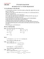 On tap TN 12 Phan Khao sat ham so