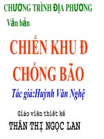 Ngu van 6 Chien khu D chong bao