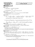 Đề thi HSG 11 07-08 (tự biên soạn)