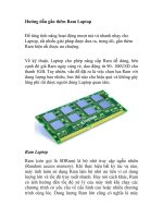 Hướng dẫn gắn thêm ram laptop 