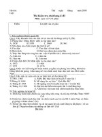 Đề, đáp Sử 9 kỳ 2