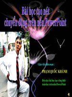 Bài học tạo nét chuyển động trên hình vẽ