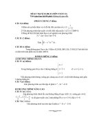 ĐỀ KT Thử SỐ 10-HK II (MÔN TOÁN 12)