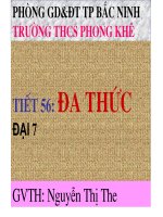 Tiet 56 Da thuc
