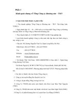 ĐÁNH GIÁ CÁC KẾT QUẢ THỰC HIỆN KẾ HOẠCH SXKD CỦA CÁC ĐƠN VỊ THÀNH VIÊN15