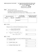 Đề thi GTMT cấp TP 2006-2007