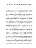 MẶT TRÁI CỦA CHUYỂN GIAO CÔNG NGHỆ VÀ GIẢI PHÁP