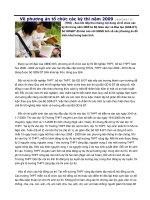 Phương án tổ chức các kỳ thi 2009