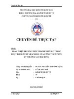 HOÀN THIỆN PHƯƠNG THỨC THANH TOÁN L/C TRONG HOẠT ĐỘNG XUẤT NHẬP KHẨU CỦA CÔNG TY CỔ PHẦN KỸ THƯƠNG SAO ĐẠI HÙNG