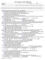 Đề đại học tham khảo 18