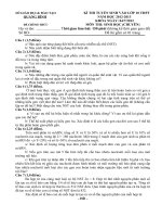 ĐỀ THI TUYỂN SINH VÀO LỚP 10 THPT NĂM HỌC 2012-2013 MÔN SINH HỌC CHUYÊN - SỞ GIÁO DỤC VÀ ĐÀO TẠO QUẢNG BÌNH 