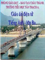 Unit 10 - The Weather ( Lop ba)