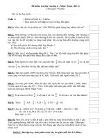 Đề ôn thi vào lớp 6 trường chuyên - Đề 2