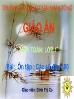 ôn tập các số đến 100(chuẩn pro)