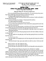 bao cao thang 12 THCS LIEM PHONG