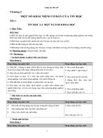 Giáo án Tin học 10