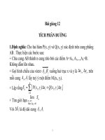 tich phân đường