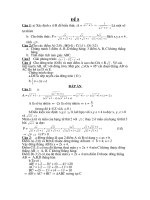 Đề 8/ đáp án ôn tập vào THPT 2009-2010