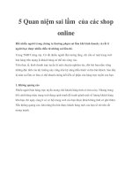 5 quan niệm sai lầm của các shop online 