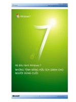 Những tính năng hữu ích mà có thể bạn chưa biết của Windows 7