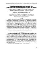 ảNH HƯởNG CủA MùA Vụ ĐếN TIểU KHí HậU CHUồNG NUÔI TạI MộT Số TRANG TRạI CHĂN NUÔI LợN ở HUYệN VĂN GIANG - TỉNH HƯNG YÊN