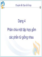 chuyên đề tổ hợp 4