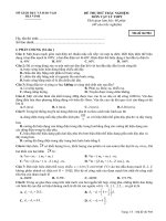 Đề thi thử Vật lý 2009 (904)