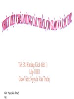 tiet 38:khoang cach- hh11cb