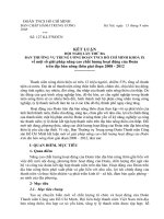 giải pháp nâng cao chất lượng hoạt động của Đoàntrên địa bàn nông thôn giai đoạn 2008 - 2012