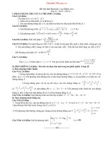 ĐỀ THI THỬ ĐẠI HỌC CAO ĐẲNG 2012 MÔN TOÁN ĐỀ SỐ 81