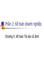 Kế toán doanh nghiệp  chương 5 