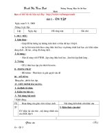 Hóa 9 kì I - CAO BẰNG