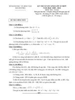 Đề + HD giải thi vào 10 Hải Dương 09-10