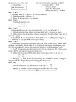 Đề Thi Vào Lớp 10 Nga Sơn 09-10.