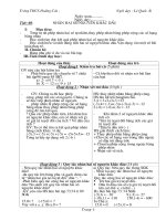 Giáo án số học lớp 6 Từ t 60-63