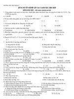 De thi thu tn mon hoa k12-he BTVH-yt2