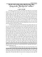 Phương pháp hoạt động nhóm Sinh học 6