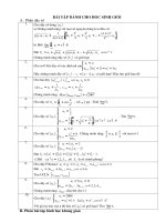 Cac bai tap tu luyen HSG khoi 11