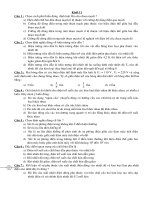 trac nghiem hoc ky 1, lop 11