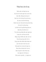 Thủa hoa còn là nụ