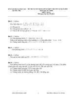 Đề thi tuyển sinh lớp 10 chuyên Lê Quý Đôn 08-09