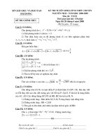 Thi vào 10 - Nguyễn Trãi 08-09